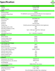 Micro điện tinh khiết Sine Wave techne Hybrid biến tần cung cấp điện inversor năng lượng mặt trời Hybrid biến tần lai năng lượng mặt trời biến tần chuyển đổi - Product Image 3