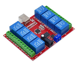 5V 12V 24V 1 2 4 8 canales interruptor de Control de relé USB Control de computadora programable para Smart Home PC controlador inteligente - Product Image 6