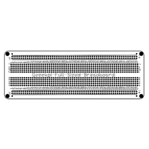GeeekPi Prototyp PCB Löt bares Steck brett für Arduino-und DIY-Elektronik projekte, vergoldet (2er Pack Fullsize Break board)