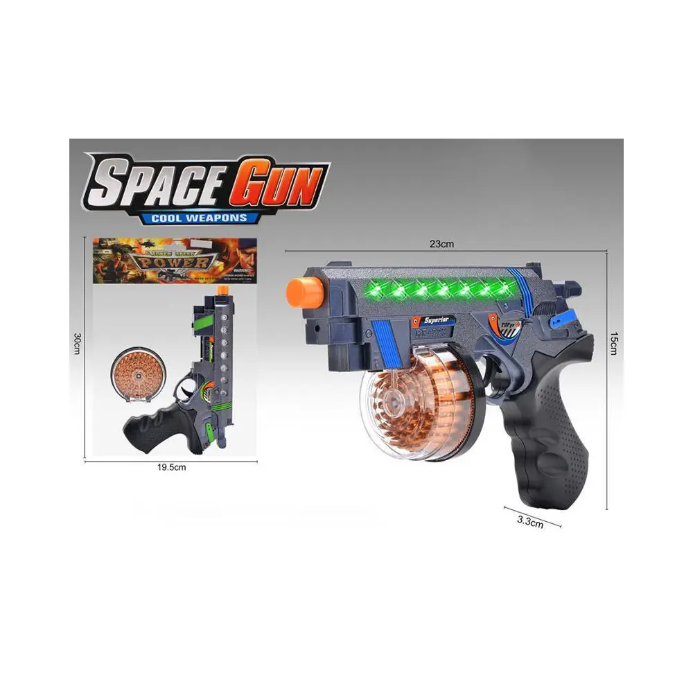 BO Sounds Gun Sound Toy Guns Battery Operated Toy Space Gun W/Light And Sound