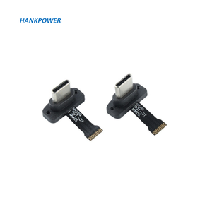 สายเคเบิลชาร์จ FPC 12Pin FPC พร้อมขั้วต่อ USB C,สายแบน90องศา L Shape USB Type C FPC คลิปหลังบางพิเศษ - Product Image 6