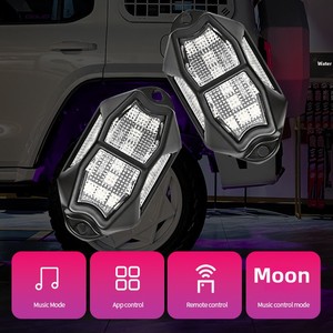 RGB renkli LED şerit ortam işığı Volkswagen Model 3 IP68 araç şasi gövde altı solunum işık üretilen iç