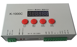 พิกเซล IC ไล่ล่าตัวควบคุมไฟคริสต์มาส T-1000B K-1000C T-4000 K-8000CK T-8000C ควบคุมสีเต็มรูปแบบสำหรับไฟพิกเซล LED - Product Image 4