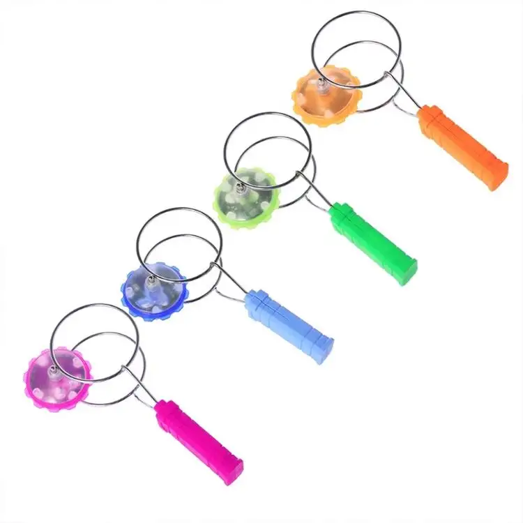 Neues magnetisches Gyro-Rad Magic Spinning LED Buntes Licht Kinder LED-Licht Magnetisches Gyro-Rad Hands pinner