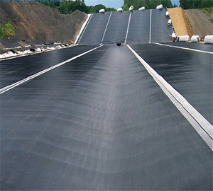 0.75mm 1.0mm 1.2mm 1.5mm ASTM 100% bakire HDPE LDPE PVC plastik geomembran gölet baraj depolama kanalı madencilik - Product Image 1