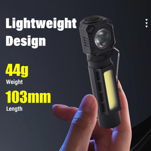 Linterna multifuncional para faros delanteros, fuente de luz múltiple, iluminación desmontable y recargable con clip para bolígrafo, faro SOS - Product Image 2