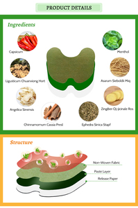 Adesivo de emplastro para alívio de dor, de joelho, para moletom, perna, alívio de dor, de absinto - Product Image 6