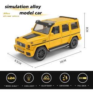 スケール1:24合金車のおもちゃシミュレーションおもちゃ金属SUVモデルダイキャストおもちゃ車子供用 - Product Image 5