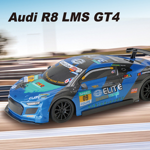 1/20 tam fonksiyonlu uzaktan kumanda araba oyuncak resmi lisanslı RC Audi R8 Headlights GT4 araba farlar ile çocuklar için serin Model araba - Product Image 2