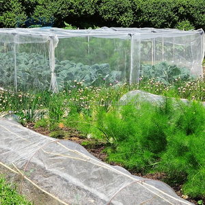 Red de protección contra insectos de jardín Redes contra insectos con cremallera y cordones