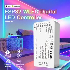 Gledopto ESP32 WLED цифровой светодиодный контроллер входного напряжения DC 5-24V общий выходной ток 10 A Max 800 IC Max с функцией кнопки - Product Image 4