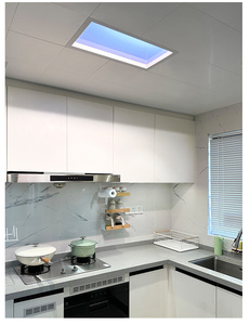 แผงไฟ LED ท้องฟ้า600*600 100W แบบหมุนเวียนติดตั้งเสมือนแสงแดดเทียม LED สกายไลท์ประดิษฐ์ - Product Image 5