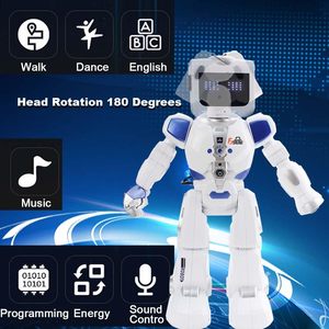 Kinder süße Kinder intelligente intelligente batterie betriebene RC Roboter Spielzeug Kunststoff Smart Robot Spielzeug STEM Educational Robot - Product Image 4