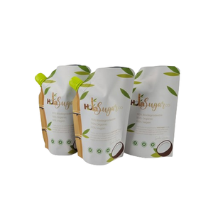 Özel tüm boyut 200ml 500ml 1000ml 5L plastik sıvı sıvı ambalaj emzik kese kolu ile özel gıda suyu emzik kılıfı - Product Image 4