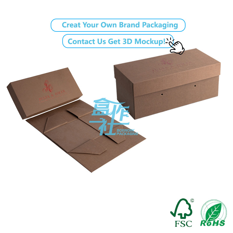 Two-Piece Collapsible Box (Lid and Base)