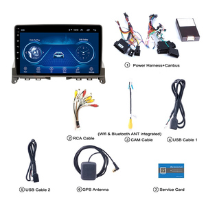 Wanqi 9 Inch 4 Cores Android 11 Car Audio Dvd Multimedia Player Radio Video Stereo Navigation System for Benz C-<strong>Class</strong> 2006-2011 - Product Image 6