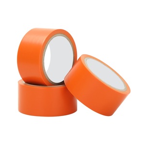 Orange Color PVC Floor Hazard Warning Tape 2025 Hot Sale PVC Caution Tape with <strong>Excellent</strong> <strong>Function</strong> of Preventing Friction Damage