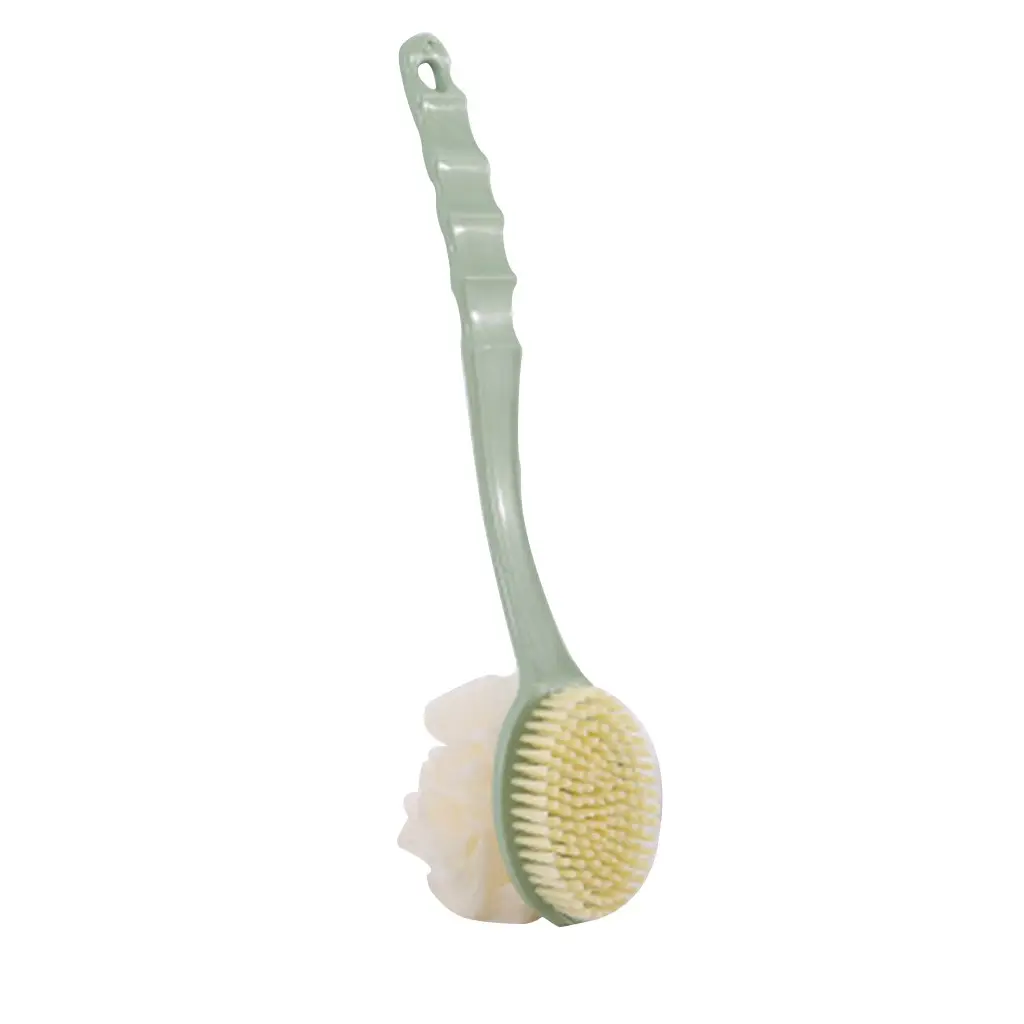 2023 RTS manico lungo spazzola in plastica con setole morbide spazzola per scrub per adulti sul retro spazzola per shampoo multifunzionale per strofinare la schiena da appendere al bagno