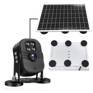 Geniuspy nueva cámara de seguridad con energía Solar AOV 4G 2MP 1080P micrófono de sirena incorporado visión nocturna hogar coche AI detección Sensor CMOS - Product Image 1