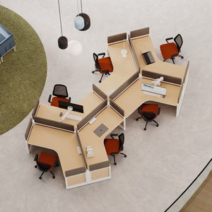 Omni Hiện Đại Có Thể Điều Chỉnh Tủ Bàn Bàn Máy Trạm Âm Thanh Bằng Chứng Duy Nhất Ghế Thân Thiện Với Môi Nhôm Bifma Chứng Nhận Ergonomic Văn Phòng - Product Image 2