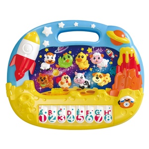 Nhà Máy Giá Phim Hoạt Hình Động Vật Âm Thanh Đàn Piano 8Pcs Bàn Phím Montessori Đồ Chơi Đàn Piano Bé Toddler Đồ Chơi OEM/ODM - Product Image 1