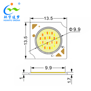 ชิป LED ซังคงที่ 24V พร้อม IC 6W * 2 1313 ชิป LED ซังสีคู่สําหรับไฟสปอตไลท์ - Product Image 4