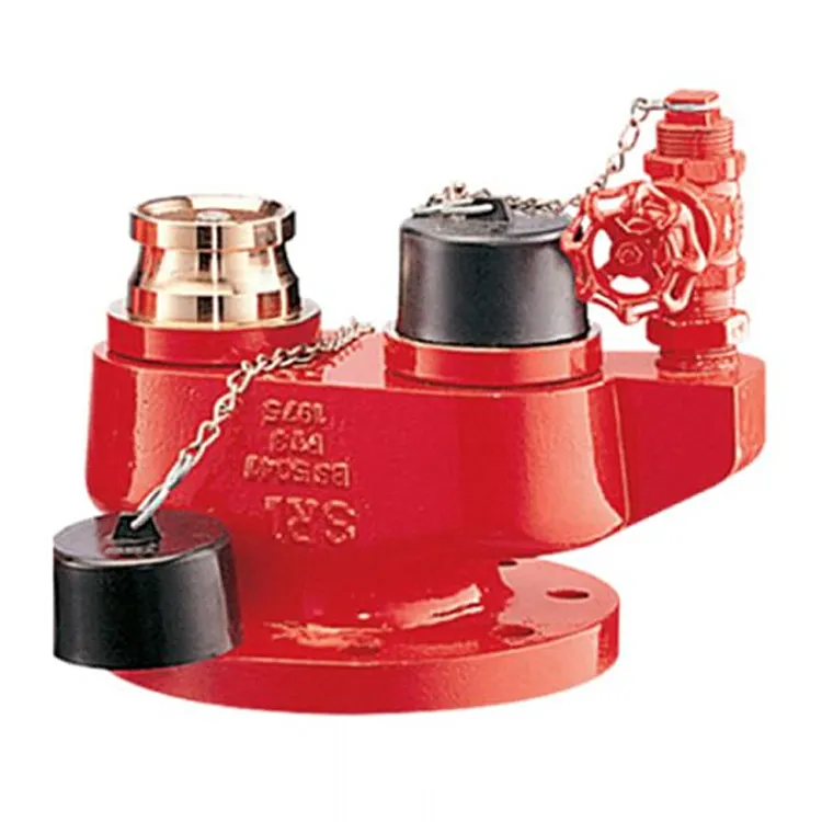 Factory Direct 2.5 Inch Fire Fighting Equipment 16 Bar water pump adapter 2 WAY Breeching INLET