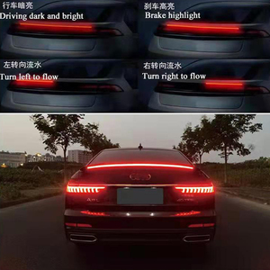 LED üçüncü fren lambaları 51 inç Spoiler dudak kiti sıralı dönüş sinyalleri koşu çift flaş ışık araba gövde arka cam için - Product Image 6