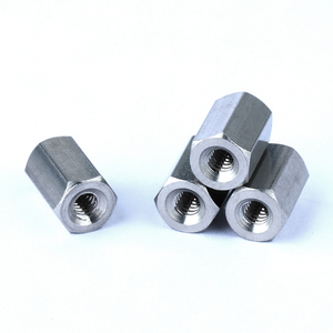 <strong>M3</strong> M6 M8 M12 3/8 Steel Zinc-plated Long Nuts DIN 6334 Extended Hexagon and Round <strong>Coupling</strong> Nuts - Product Image 3