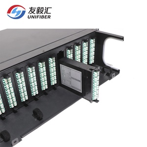 96/144/288F MPO/MTP to LC Cassette <strong>Patch</strong> <strong>Panel</strong>, Fully Loaded <strong>with</strong> 12 x 24F MPO/MTP Cassette <strong>Module</strong> - Product Image 2