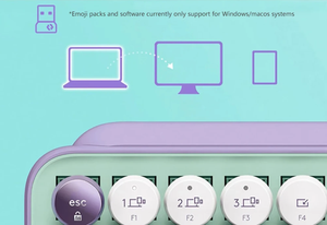 Logitech POP <strong>KEYS</strong> Original Wireless Bluetooth TTC Brown Switch Wireless Mechanical <strong>Keyboard</strong> 85 <strong>Keyboard</strong> <strong>Keys</strong> for MacOS Windows - Product Image 2