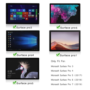 <strong>Wireless</strong> <strong>Keyboard</strong> with <strong>Touchpad</strong> for Microsoft Surface Pro 3/4/5/6/7/7+ Portable Tablet Flip Stand Built in Rechargeable Battery - Product Image 6