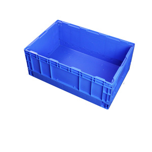 Custom Size Plastic Moving Crate Stackable Foldable <strong>Nesting</strong> Storage <strong>Container</strong> Attached Box Turnover <strong>Container</strong> Efficient Storage - Product Image 2