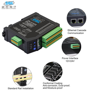 Vente en gros 16 entrées et sorties numériques Module d'E/S à distance Modbus TCP avec module de compteur pour le contrôle PLC - Product Image 4