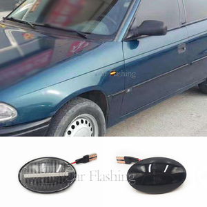 Araba dinamik LED yan işaretleyici ışık dönüş sinyali lambası Opel Corsa B C Astra F Combo B C Meriva bir araba aksesuarları - Product Image 2