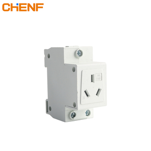 CHENF 16a 25a ซ็อกเก็ตแบบติดตั้ง250V,ซ็อกเก็ตแบบแยกส่วนฝรั่งเศส/Eu/Universal Power ซ็อกเก็ตรางไฟฟ้า Din ซ็อกเก็ตรางนำทาง - Product Image 4