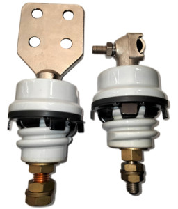 Customize brass flag of High voltage <strong>ANSI</strong> <strong>standard</strong> transformer <strong>bushing</strong> with high conductivity