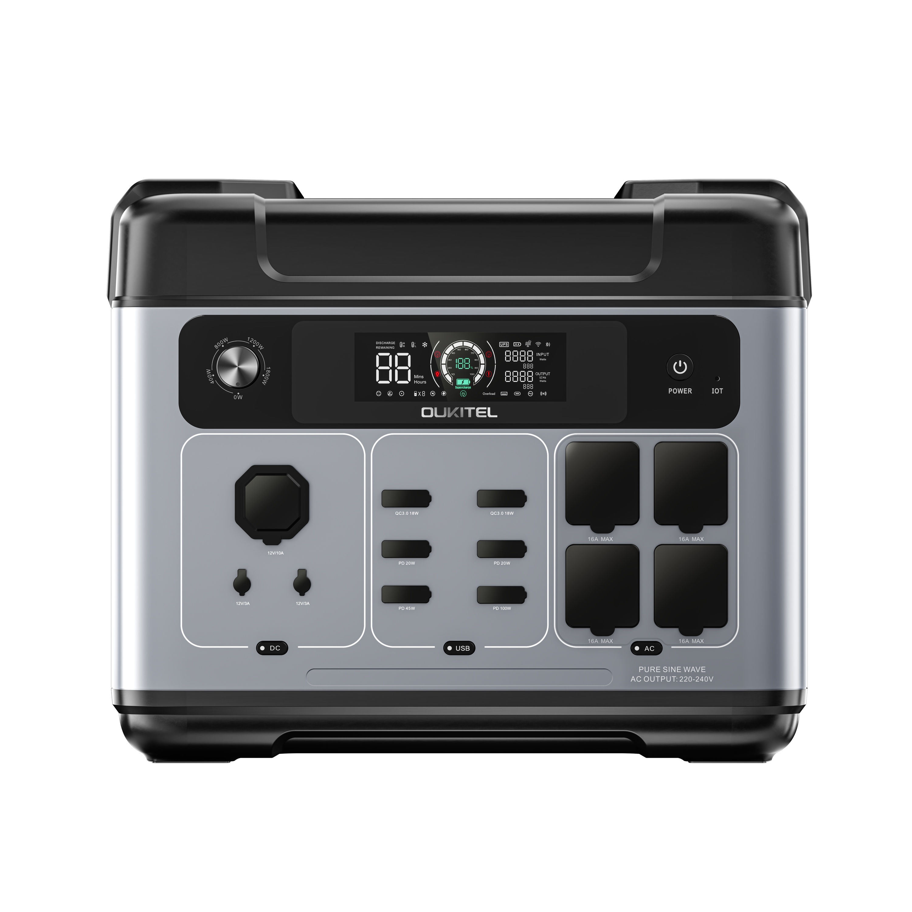 2400วัตต์/2048วัตต์ชั่วโมง