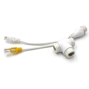 POE Splitter 2-in-1 ağ kablolama konnektörü üç yollu RJ45 konektörü güvenlik kamera kurulum - Product Image 3