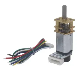 Энкодер GA12 N20, двигатель постоянного тока (DC) 12В (6В, 5В, 3В) миниатюрный, с металлическим редуктором, высоким крутящим моментом, 30-4000 об/мин, 7 импульсов на оборот, с датчиком Холла - Product Image 6