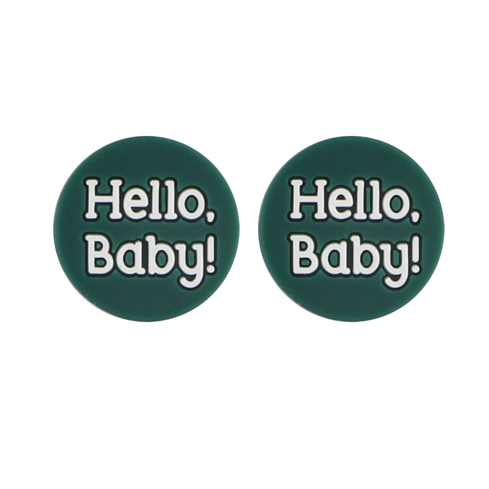 HELLO BABY Perle focale Deep Green SA253