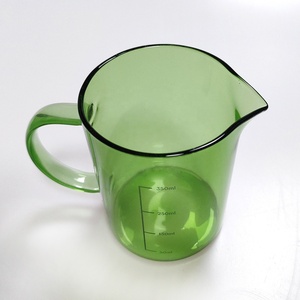 400ML 450ML Real Color Clear Customization Heat Resistant Measuring Glass <strong>Cups</strong> with Handle and Spouts Beaker Mugs Coffee <strong>Cup</strong> - Product Image 4