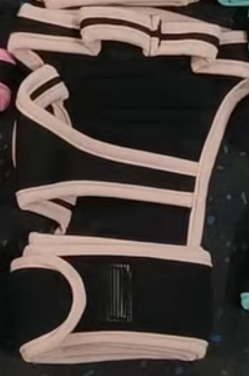 light pink black