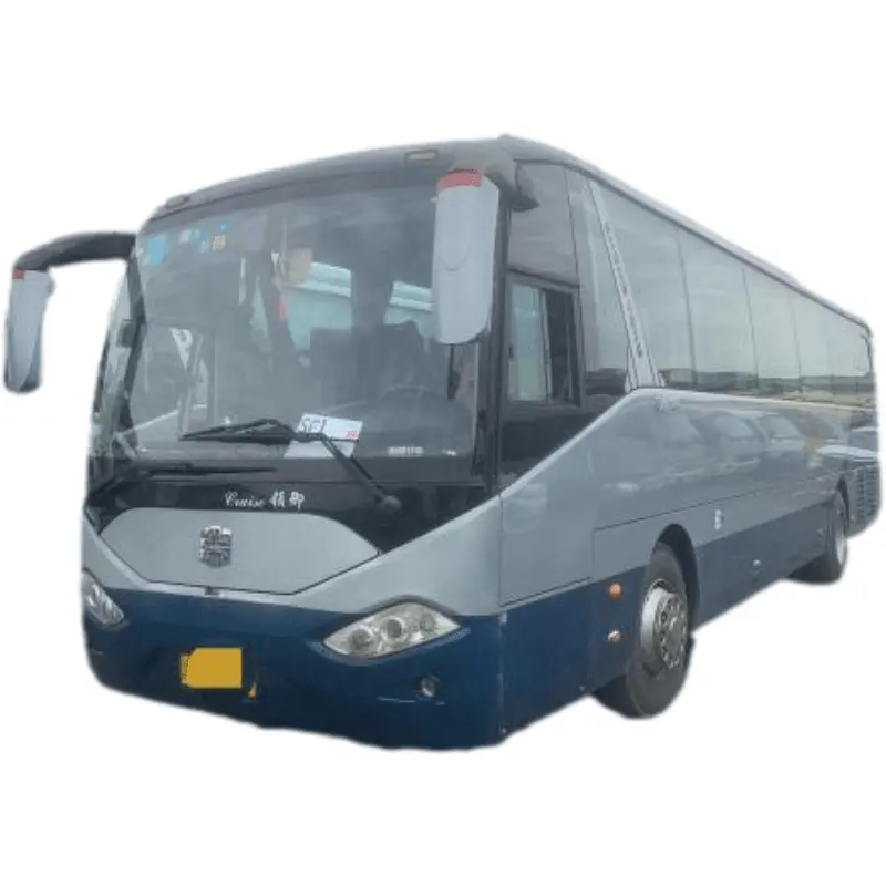 Zhongtong otobüs kullanılan tur otobüsleri afrika LCK6120 WP.7 motor 199kw düşük kilometre yolcu otobüsü 55 koltu hava yastiği şasi