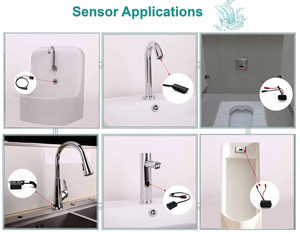 DC6V SLC-00001เซ็นเซอร์ก๊อกน้ำก๊อกน้ำพร้อมสาย5ขามาตรฐาน RoHS - Product Image 5