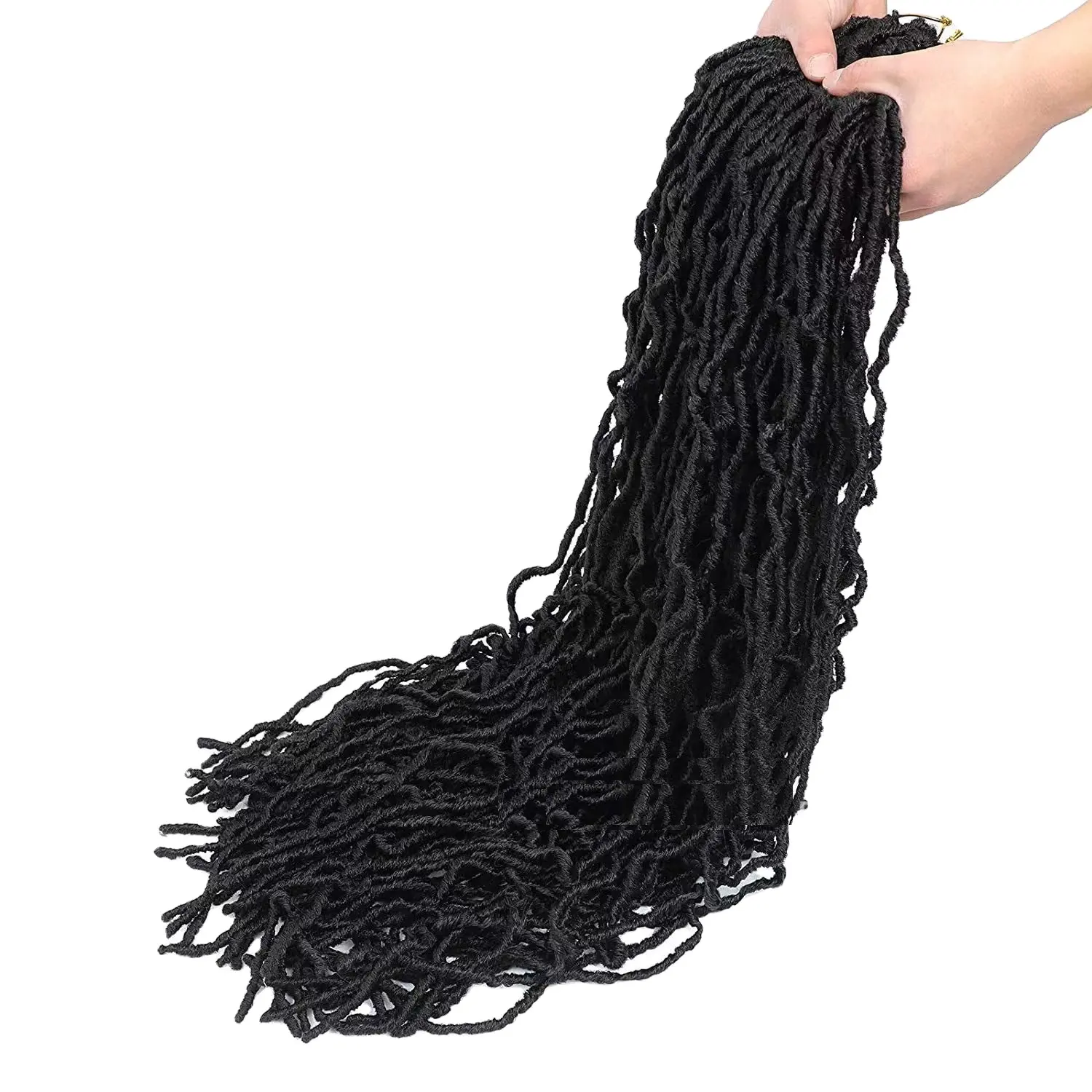 Crochet Braid Hair Super Longo Trança Cabelo 18 A 30 polegadas 100 A 300g Mini Profundo Torção Encaracolado Sintético Trança Extensão Do Cabelo