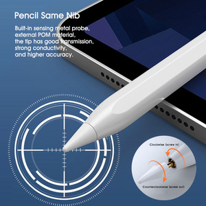 IOS/Android用ユニバーサル容量性スタイラススマートペンIPad用メタルタッチスクリーンペン/描画用電話ペン - Product Image 2