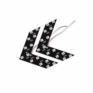 14SMD Kırmızı LED Ok Paneli Araba Dikiz Aynası Gösterge Açın sinyal ışığı - Product Image 1