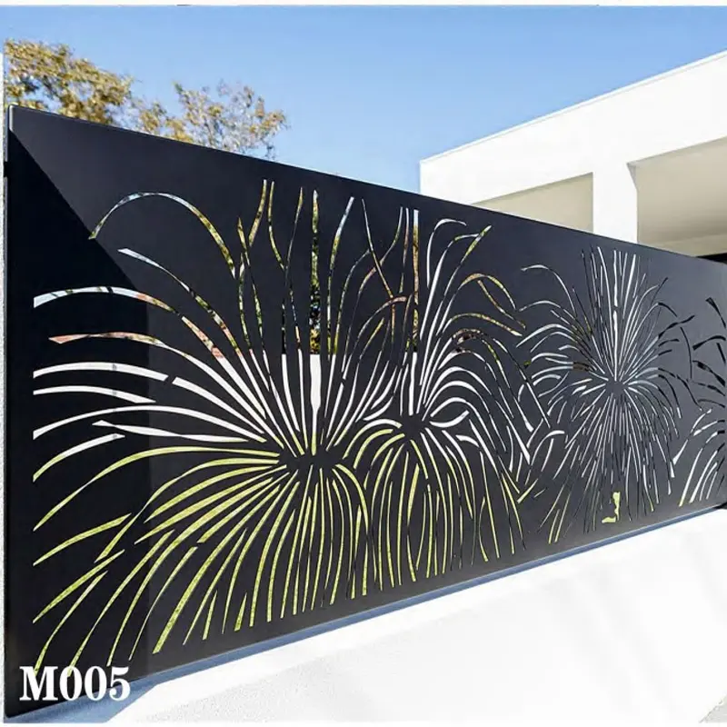 Clôtures de jardin décoratives clôturant le panneau Villa House Metal Laser Cut Aluminium Australia Aluminium Gate