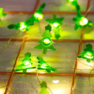 Christmas Tree Decorations Creative Colorful LED Illuminated Xmas Pendant Santa Claus Deer Snowman fairy <strong>String</strong> Light - Product Image 3
